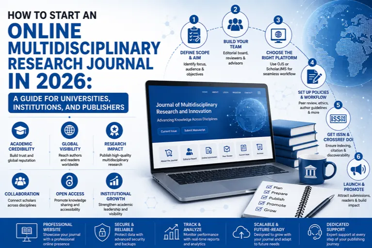 How to Start an Online Multidisciplinary Research Journal in 2026: Complete Guide for Universities and Publishers